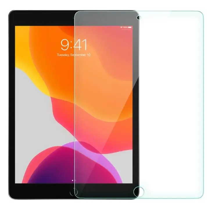 

For Apple for ipad 10.2 2019 7th Generation HD Tempered HD Tempered Glass Screen Protector Cover, Transparency 99% color