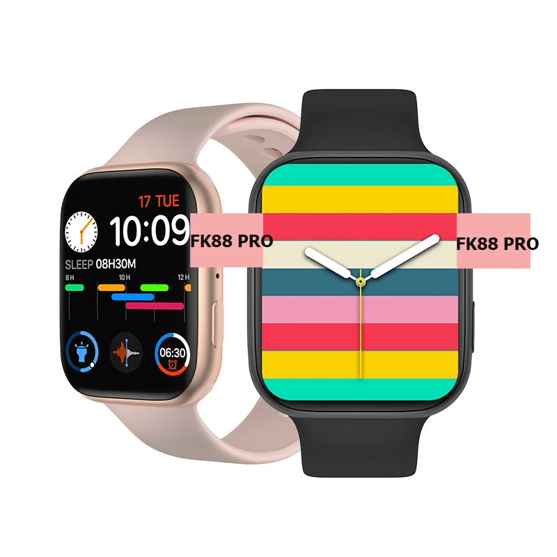 

Wireless charging smart watch FK88 pro fitness tracker call dial message push IWO series 6 custom dial sports FK88pro smartwatch
