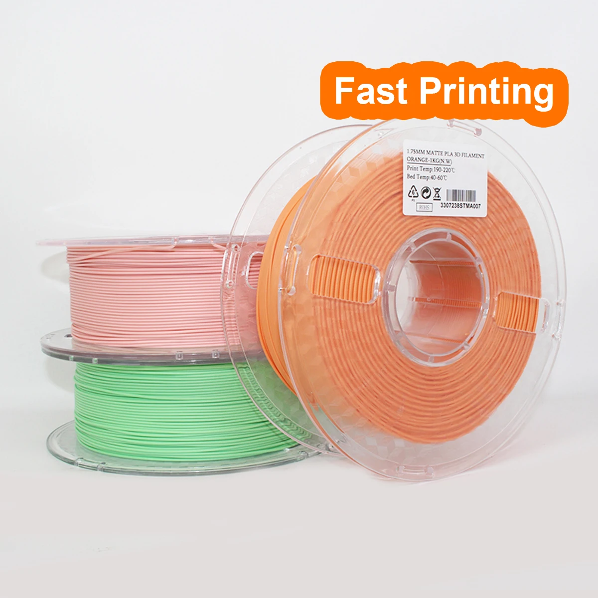 

OEM/ODM sting3d matte pla 1.75mm 1kg ABS PETG PLA PLUS 3d printer filament 175mm pla filament 3d filamento
