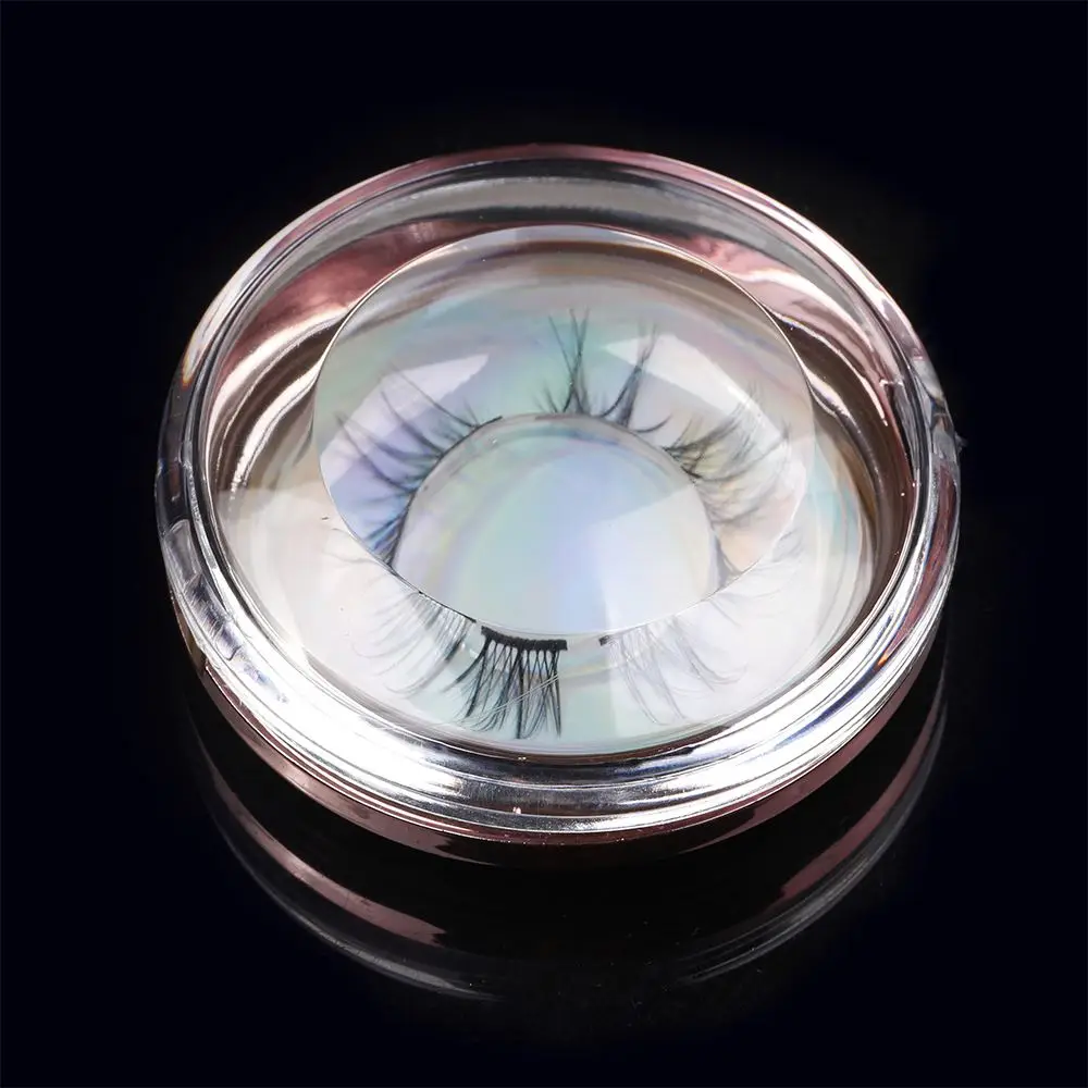 

FX-J18 Rose gold round box natural grafting and daily use eyelashes wholesales new arrived hotsell segment eyelashes