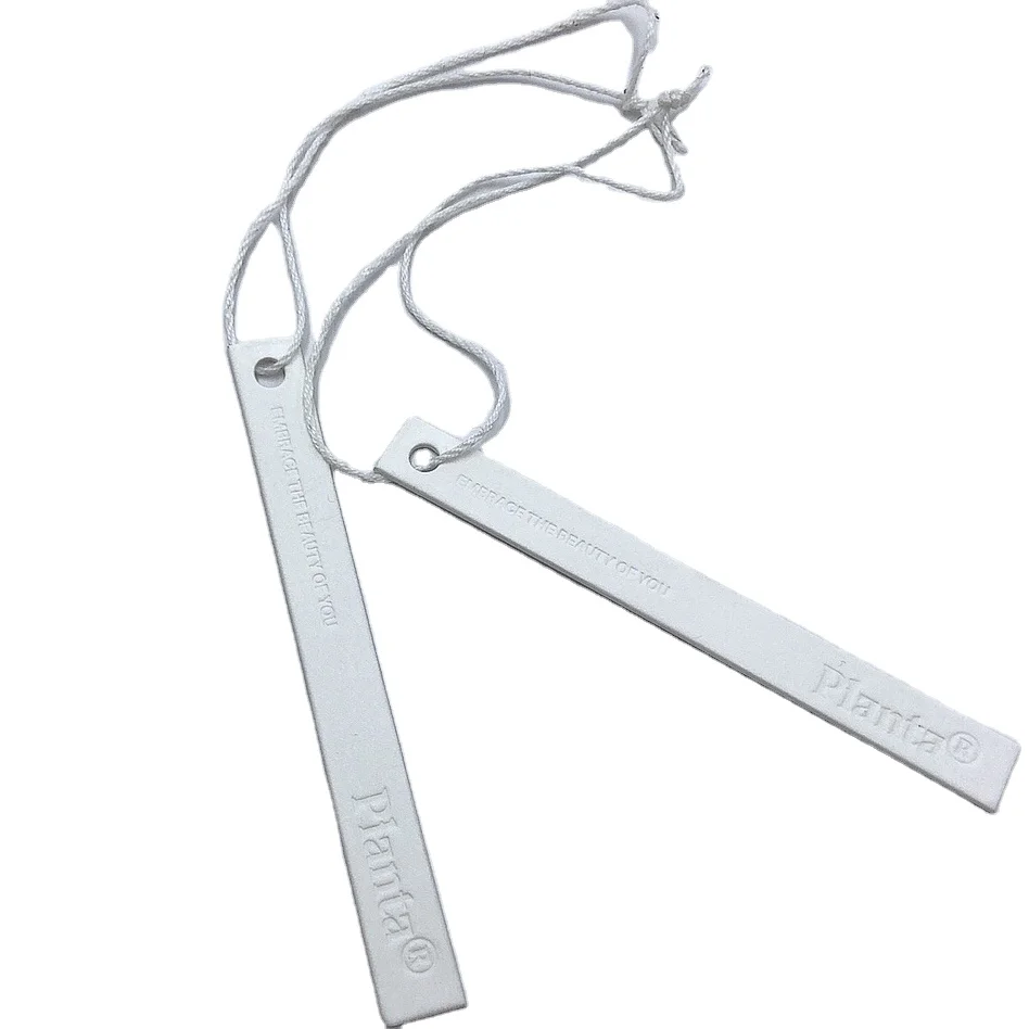 

High Quality White Coated Paper Debossed Hang Tag with hole for Garment/ Coat/ Jeans/ /Hoodies/ Bag Swing Tags