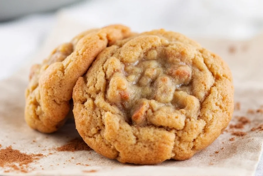 Assortment of cinnamon cookie variations including gluten free and vegan options arranged on wooden board