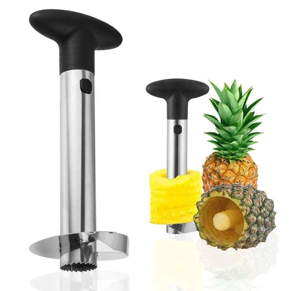 

2020 New design pineapple corer slicer peeler and pineapple corer slicer, Silver