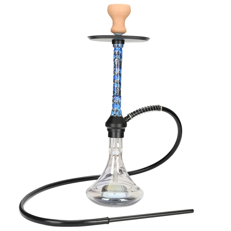 

ONUOSS Large Size Aluminum Alloy Custom Logo Printed German Tobacco Shisha Hookah, Mix color