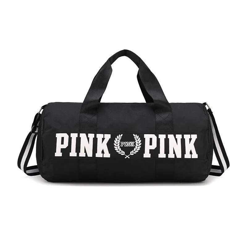 

Wholesale High Quality Luggage Bag Large Capacity Sport Duffel Bag gym Outdoor Yoga Tote PINK Handbag