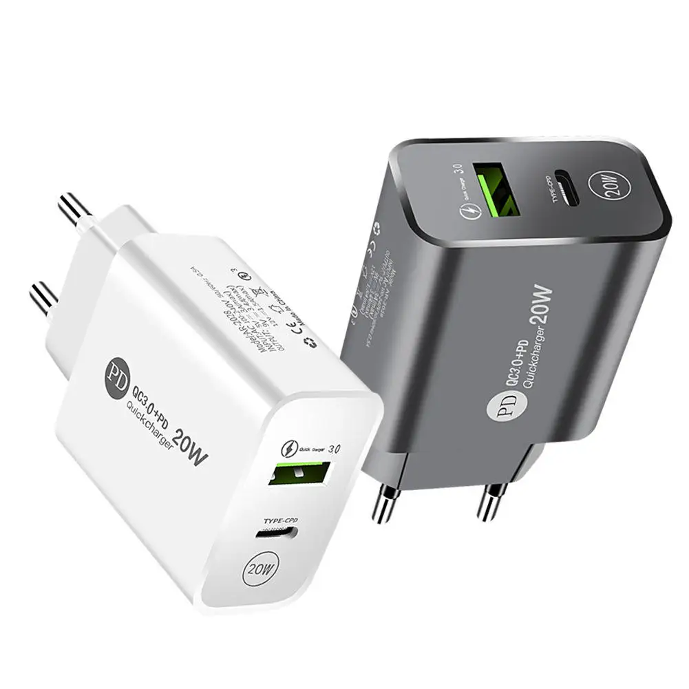 

Featured in Southeast Asia Plug Convertor Universal Travel Plug Adapter Wall 20W PD usb c adapter