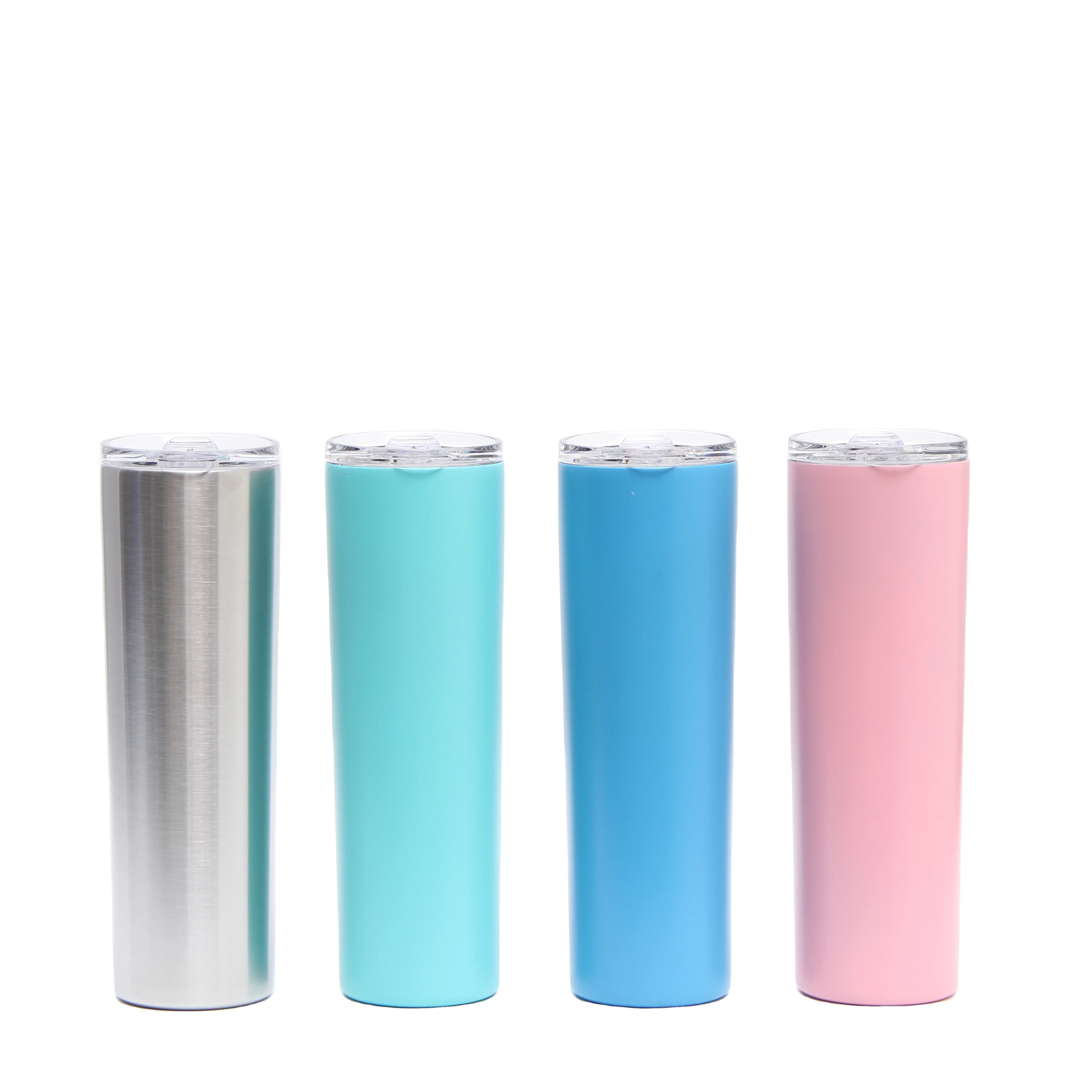 

RTS Klooper 20 Oz Double Wall Vacuum Insulated Slim Blank Straight Skinny Stainless Steel Tumblers