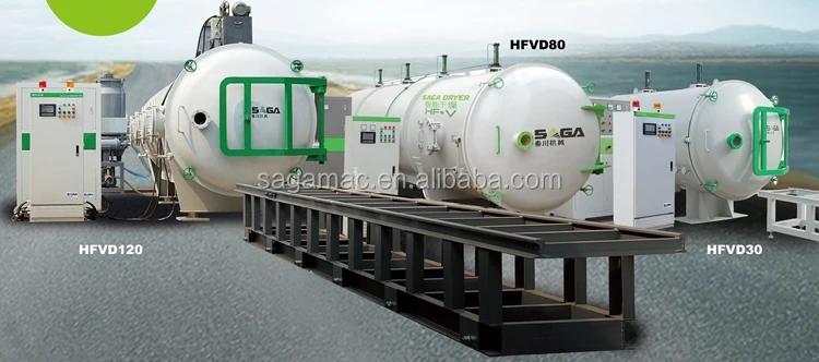 10m3 High Frequency Wood Drying Kiln Dryer Timber Automatic Control System Woodwork HFVD100-SA