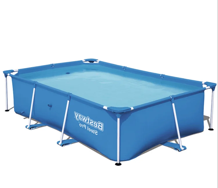 

56404 3M Outdoor Water sports pool inflatable Frame rectangular swimming pool For Kids and family, Blue