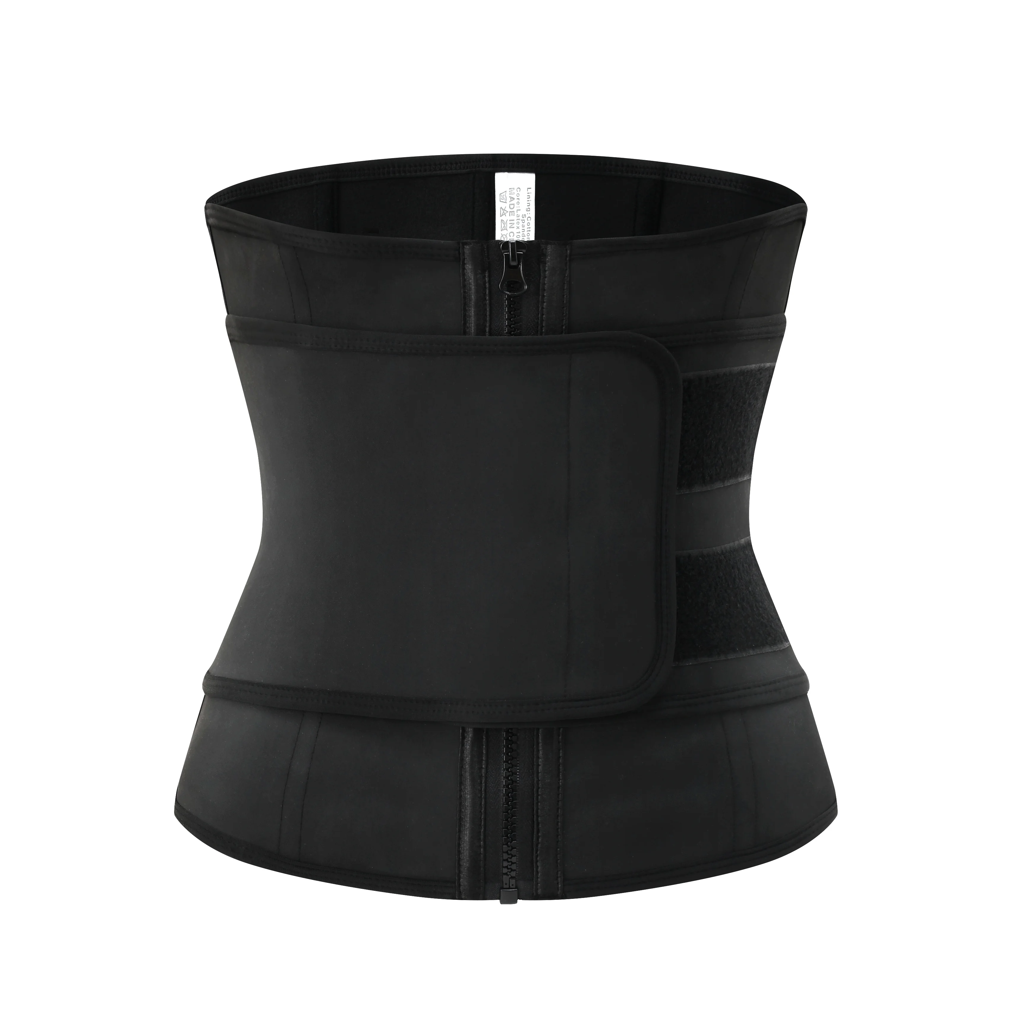 

New arrival women waist trainer belt single belt latex waist trainer belted waist trainer, Black