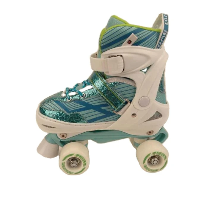 

GOSOME 2020 colorful flashing 4 wheel roller quad skate patines with customer logo and design, Customized