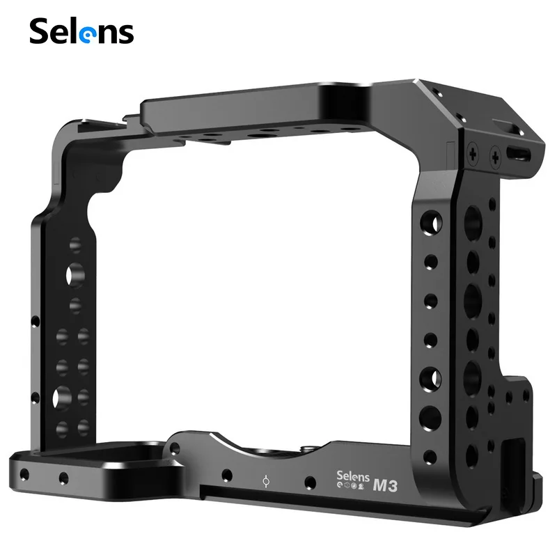 Selens Camera Cage Stabilizer Case Cradle For Sony A7riii/a7iii/a7m3 Vlog Video Live Streaming