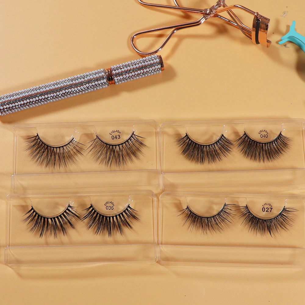 

wholesale custom packaging fluffy mink lashes medium volume 22mm eyelash