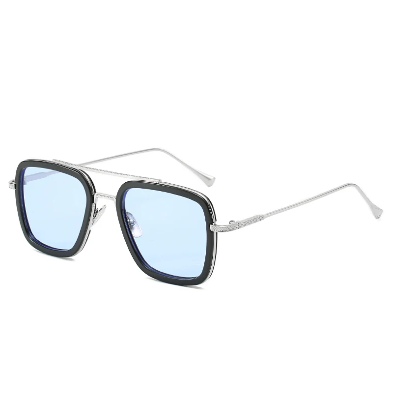

Iron Man Style Popular Fashion Men Sunglasses Tranding Metal Frame Sunglasses
