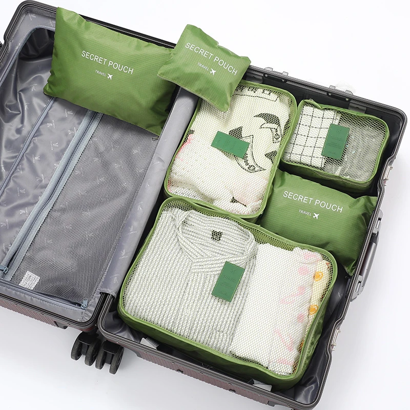 

Factory Wholesale 6 Set Waterproof Underwear Socks Travel Clothes Storage Bags Luggage Storage Bag Organizer