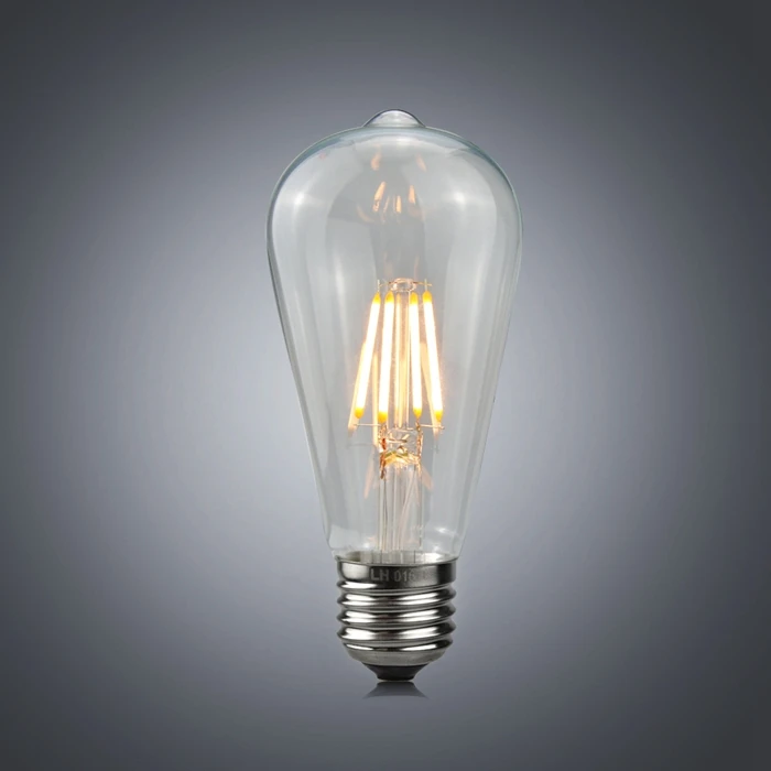 st64 led filament bulb dimmable led bulb e27 5w bis bombillas led china