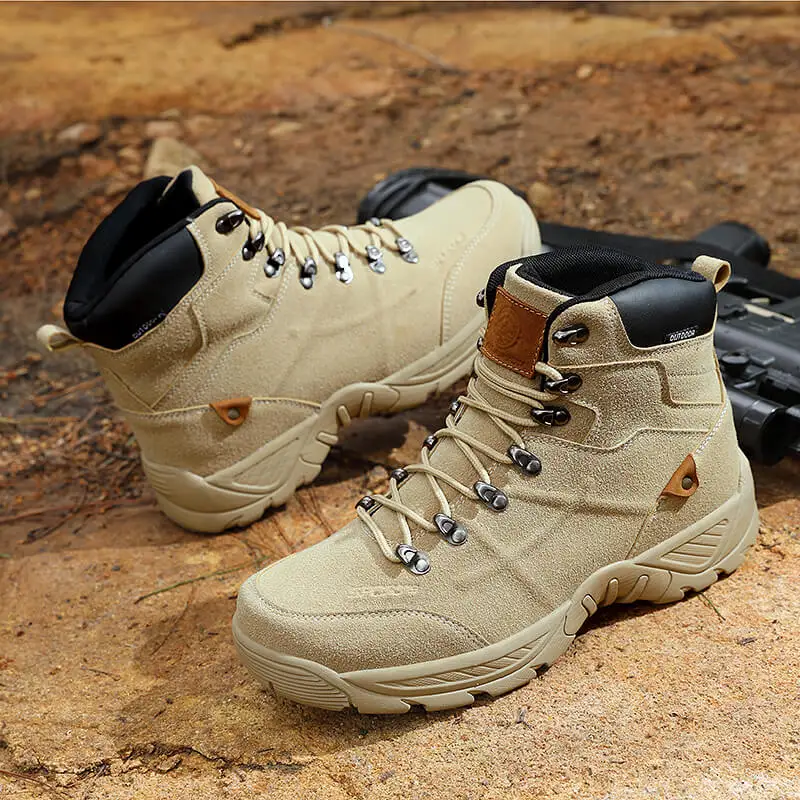 

Wecoo 2021 Wholesale Warm Hiking Shoes Army Military Safety Men Hiking Winter Boots Customize Waterproof Hiking Shoes, 2 colors