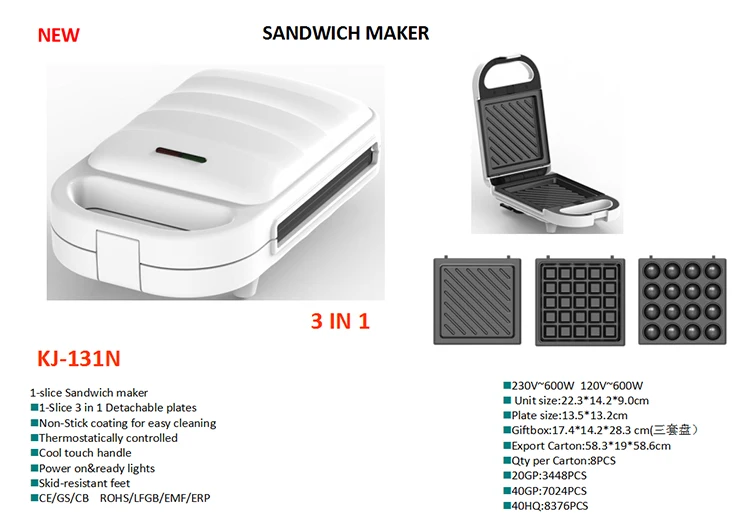 sandwich maker automatic shut off