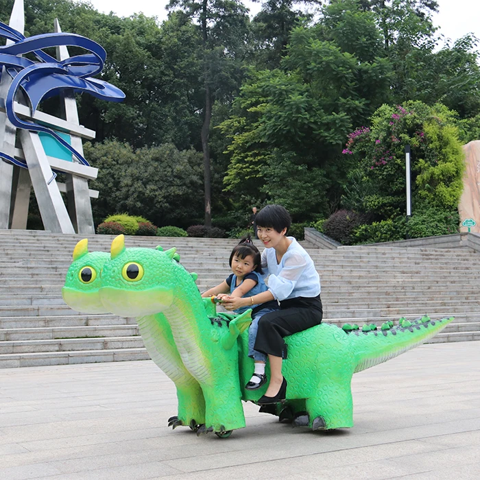 

amusement park coin operated dino ride for kiddie, Customized