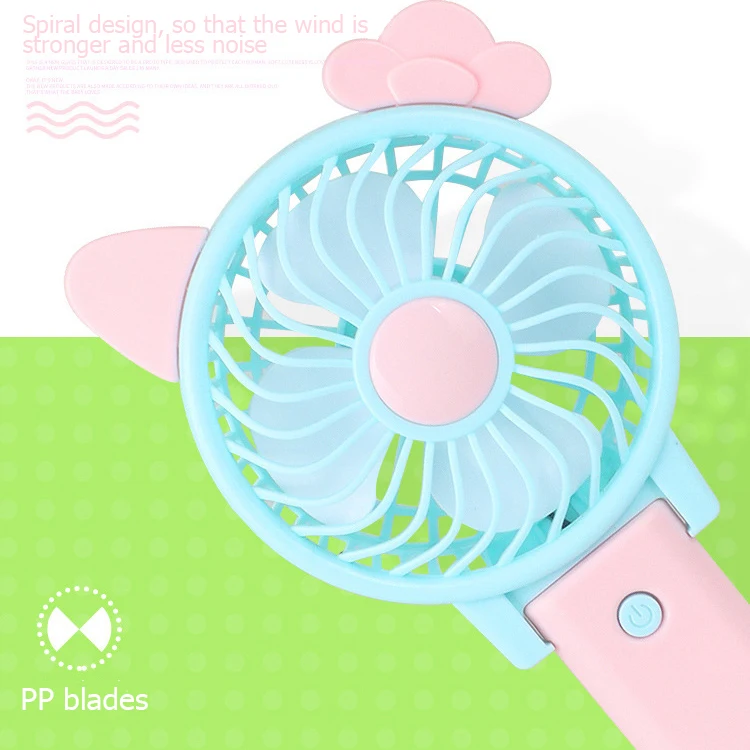 mini usb handheld foldable rechargeable fan hand mini cooler portable usb customizable fan with prints logo