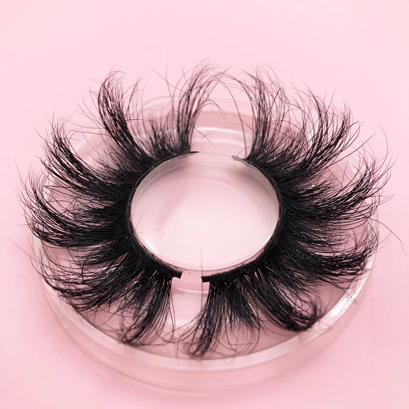 

wholesale 3d 25 mm fluffy mink eyelash distributors eyelashes box packaging private label 25mm mink lashes