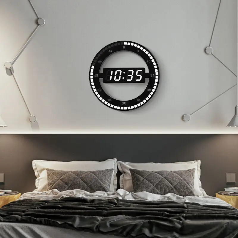 

Wholesale Creative Modern Home Digital Wall Clock