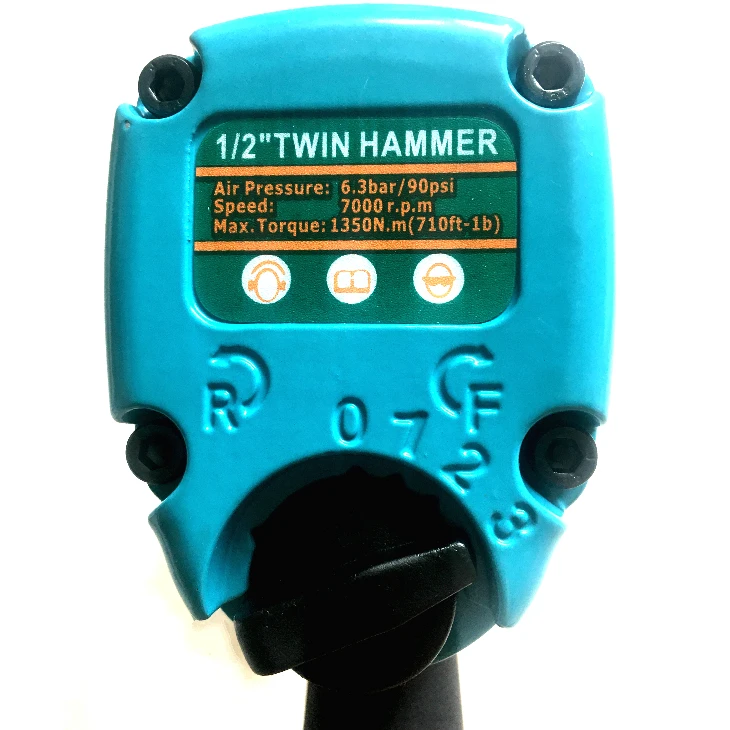 
TY55001 Air Impact Wrench 7,000RPM 1,000 ft.lbs of bolt breakaway torque for fast removal 