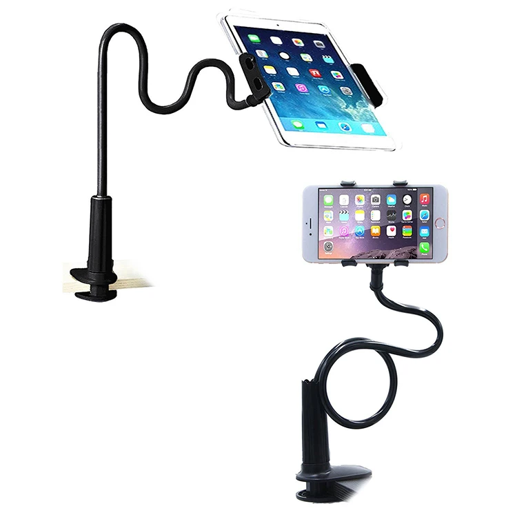 

Flexible Bedside Tablet Adjustable Lazy Phone Holder Gooseneck Desktop Universal Phone Bracket