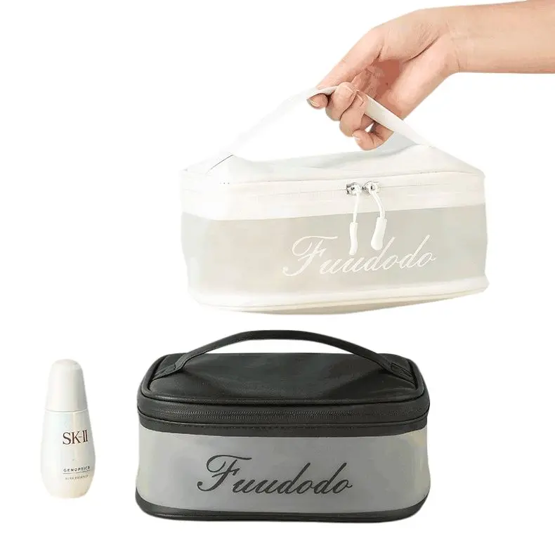 

Customized Logo Tpu Cosmetic Wash Bags Wholesale Travel Toiletry Makeup Bag