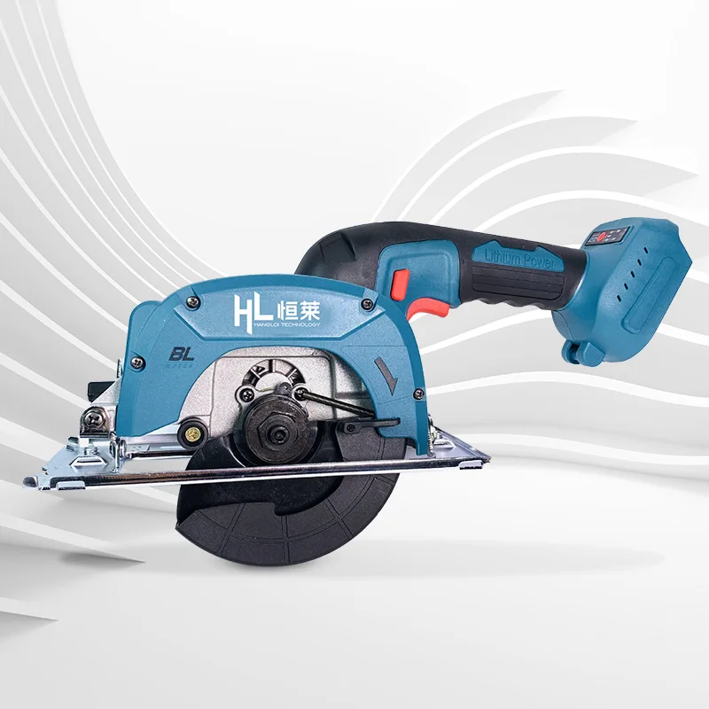 

HENGLAI CORDLESS CIRCULAR SAW 20V Brushless sierra circular lithium battery cordless stone and wood dual-purpose Electronic