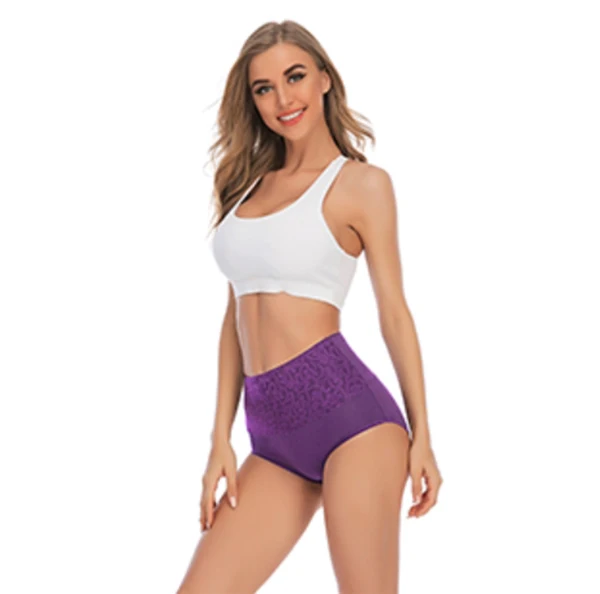 

celana dalam Women High Waist Cotton Knickers Briefs Tummy Control Underwear C-Section Recovery Soft Stretch Panties Underpants