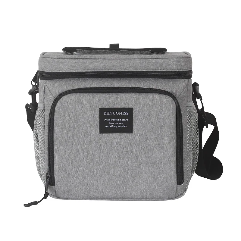 

New Design Waterproof Lunch Box Bag Oxford Insulated Cooler Bag Shoulder Fitness Cooler Lunch Bag, Oem