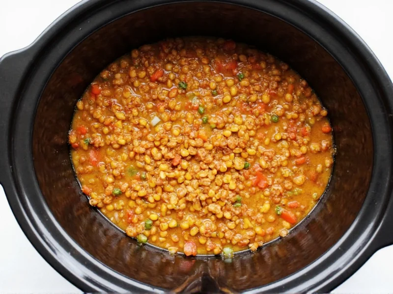 Perfect Crock Pot Lentils: Easy Slow Cooker Recipe