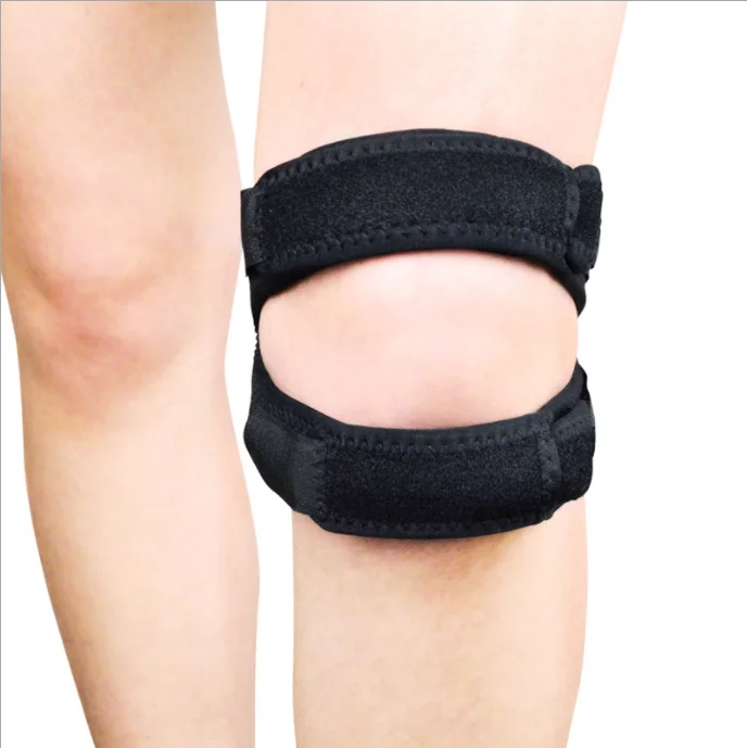 

Enerup Black Weight Lifting Knee Wraps Adjustable Knee Brace Be active Knee Brace, Black or customized color