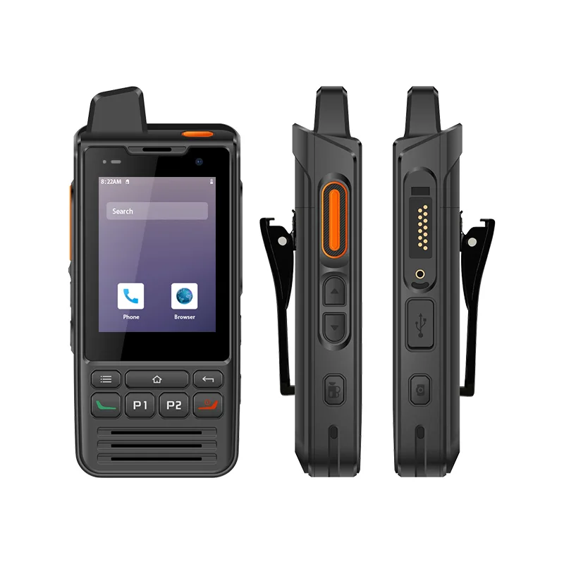 

UNIWA F60 2.8 inch 4G Android PTT Zello Walkie Talkie Mobile Phone IP68 Waterproof Rugged Radio Smartphone with NFC SOS