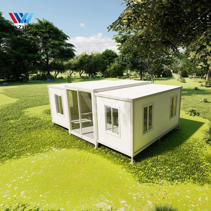 Prefabricated Fold Out 5 Bedroom Container House Luxury Modular Home