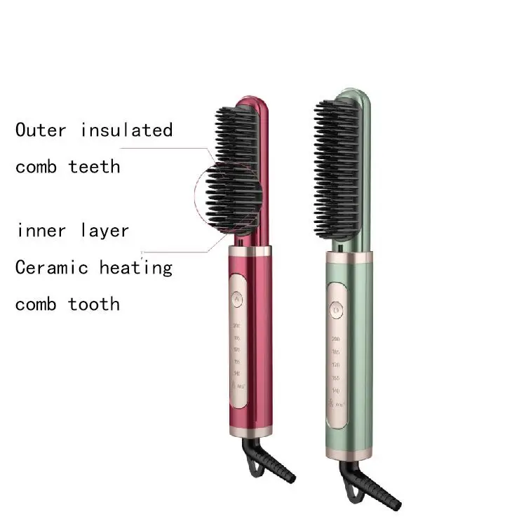 

Customize logo carbon fiber straight Hair Combs Pro Salon Hairdressing Antistatic Comb