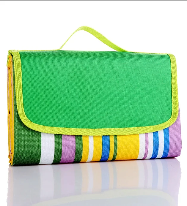 

high quality nice price fashion Green Color Comfortable Parachute Nylon Picnic Beach Blanket Mat