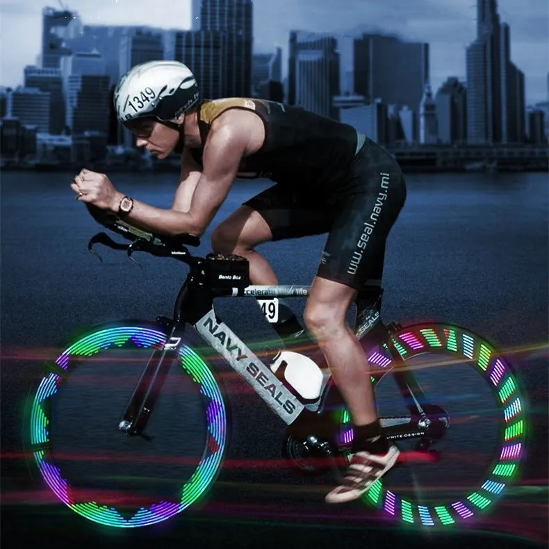 

Led multi-color outdoor sport waterproof bicycle lighting led the wheels kids led wheel lamp
