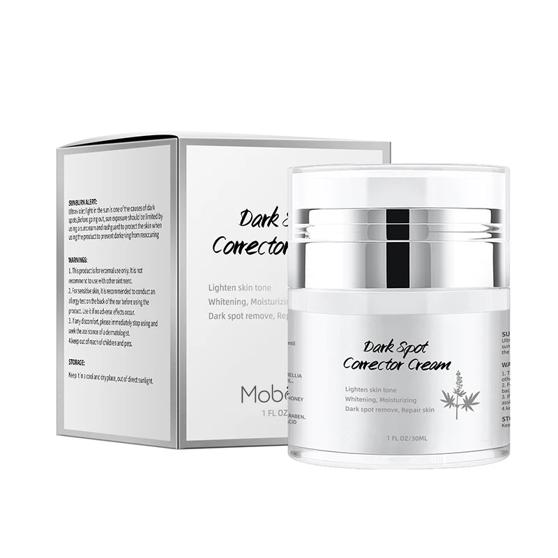 

Wholesale pure natural dark spot corrector cream lightens skin tone and lightens spots with customized logo