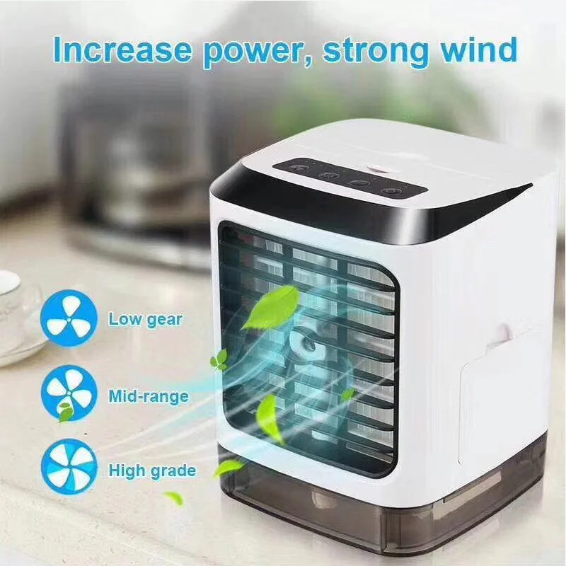 2020 Mini Portable Personal Water Evaporative Air Cooler Conditioner for Bedroom Office Desk Outdoor