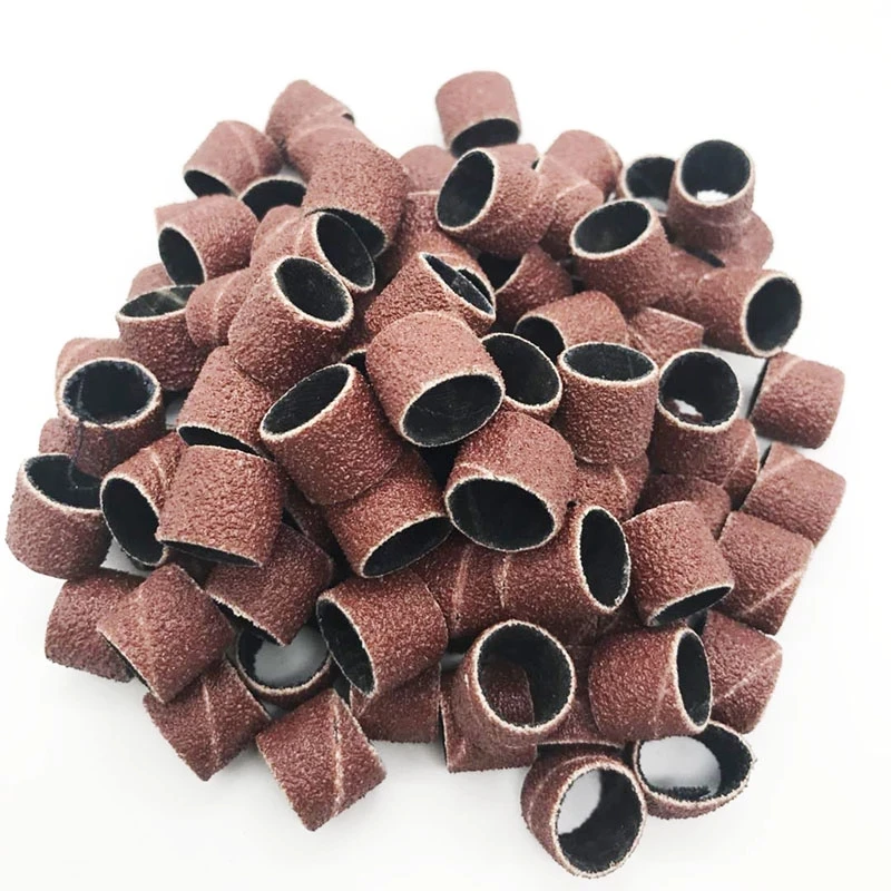 

50pcs Sanding Bands Sleeves & 2 Mandrels Grinding Electric Polishing Sandpaper circle Sand Ting