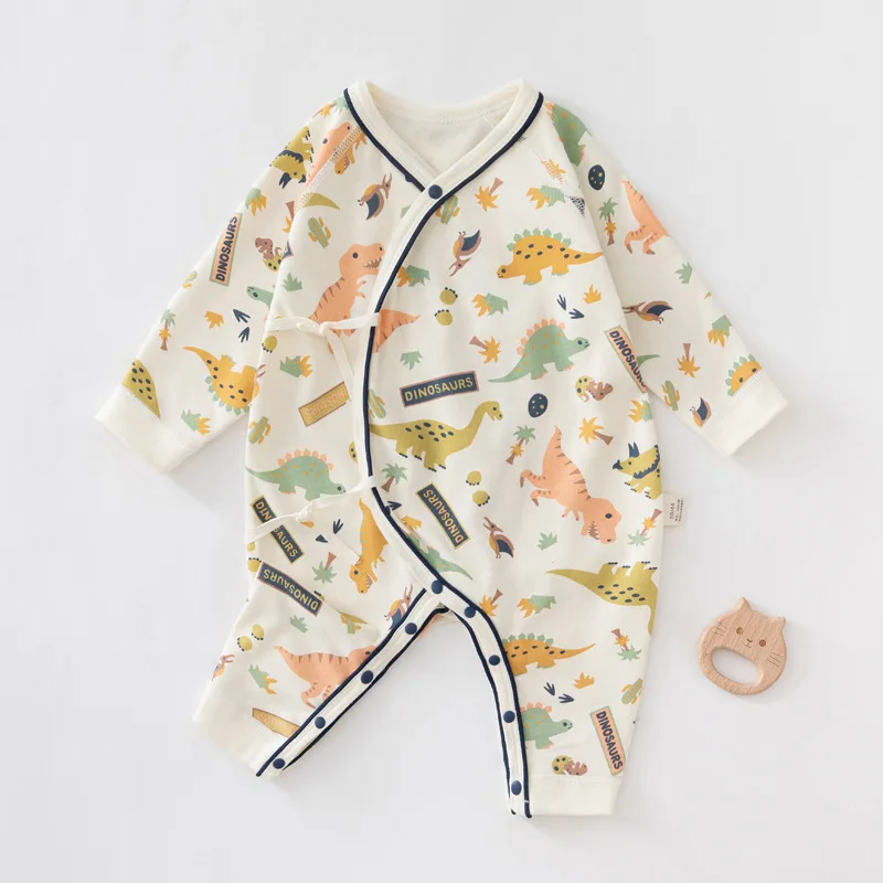 

Infant Toddler Baby Romper Jumpsuit Newborn Baby Girl Boy Bodysuit Dinosaur New Born Preemie Clothes, Picture shows