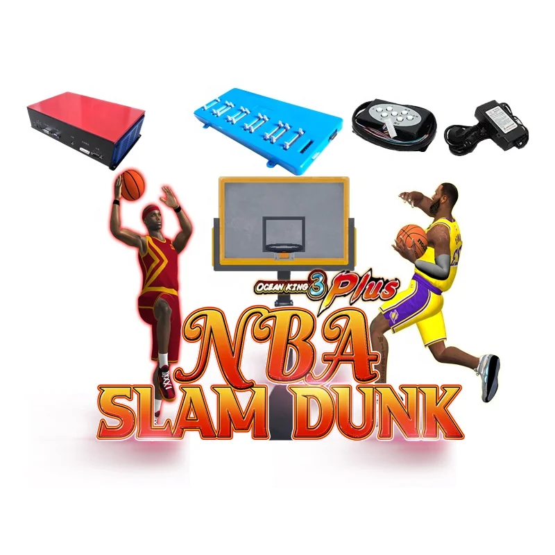 

Hot selling NBA Slam Dunk fish table games software and complete fish game table fishing hunter gambling for sale