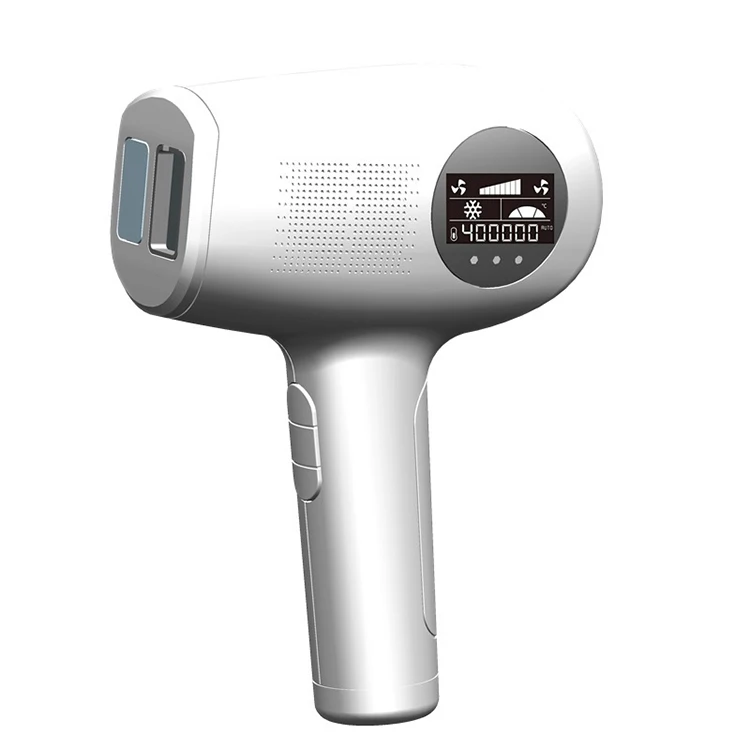 

2021 Portable home use factory price hair removal laser depilator for women and men, White