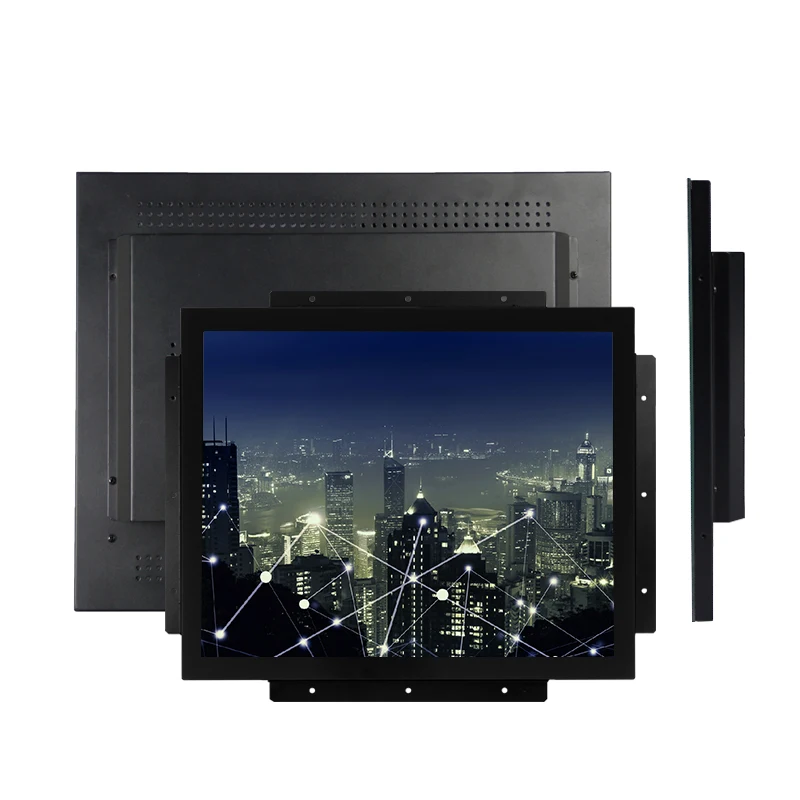 

15 17 19 inch 1280*1024 Open Frame / Embedded TFT Metal Case Touch Screen Monitor