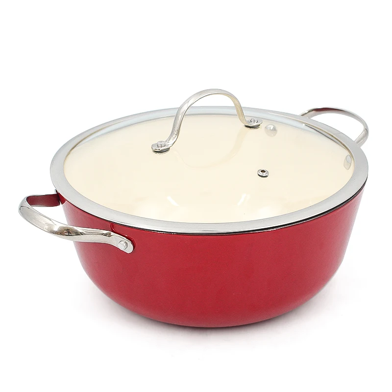 

New product non-stick enamel cast iron casserole for sale