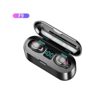 

New F9 Sports Running Earphone Tws F9 Earphones Digital Display Waterproof F9 Bluetooths Noise Cancelling In Ear Headset