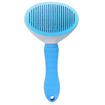

Factory direct Pet Grooming Hair Brush Telescopic Massage Slicker Brush Remove Brush Shedding comb, Blue, pink, orange, green