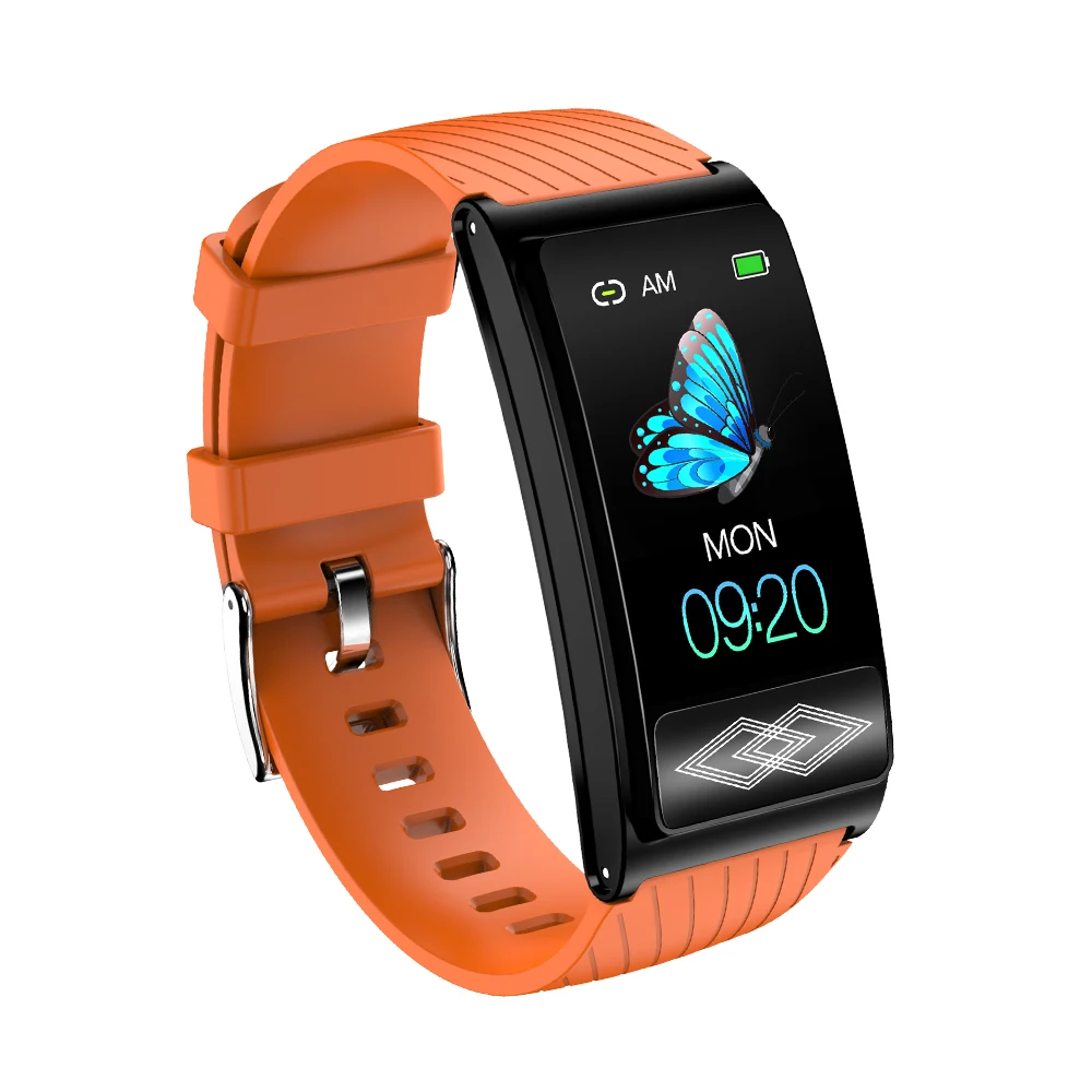 

Wholesale 24-hour ECG+HRV monitoring BT4.0 Li battery 160 mAh heart rate and blood pressure waterproof smart watch wrist P10